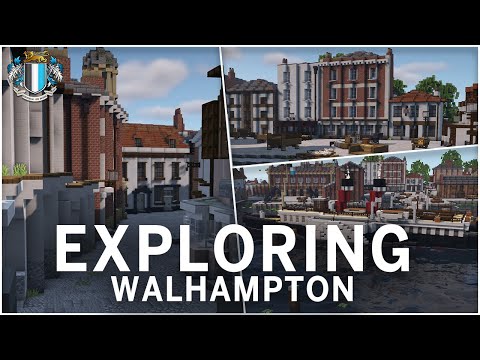 WBC Builds - Georgian Quayside Buildings - Exploring Walhampton 1 - Minecraft Town Showcase