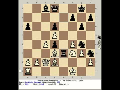 Thorbergsson, Freysteinn vs Tal, Mihail - Reykjavik 1964