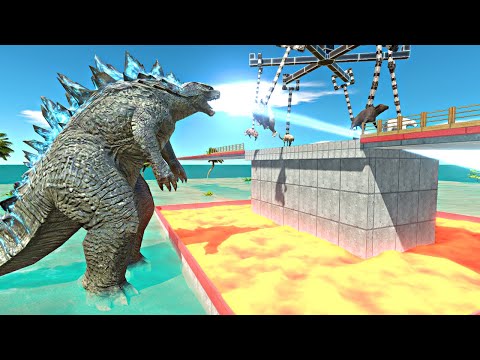 Which Godzilla Will Destroy the Hanging Animal Trap? - Animal Revolt Battle Simulator