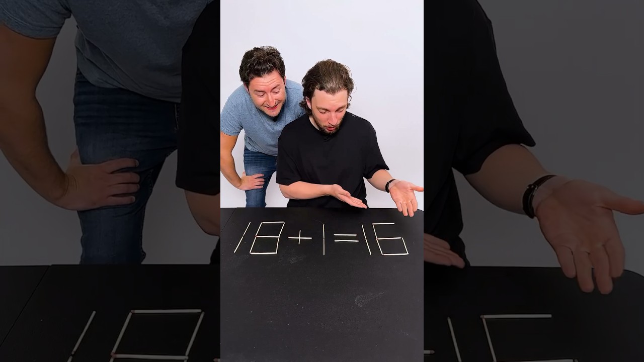 Solve The Matchstick Puzzle In ONE Move!