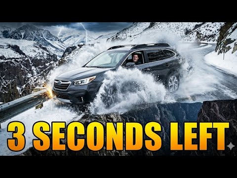 3 Seconds From Death  Surviving The Abyss #Dashcam #BlackIce #CloseCall #DrivingFails #SurvivalStory