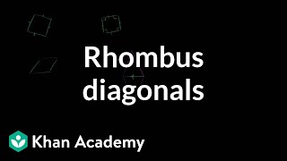 Rhombus Diagonals