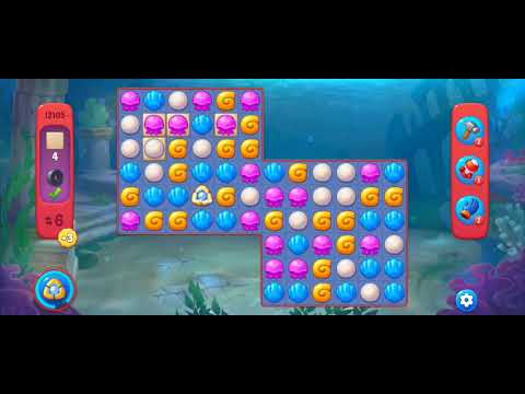 Fishdom Hard Level 12105 (with Double Lightning Booster) @choraelmin