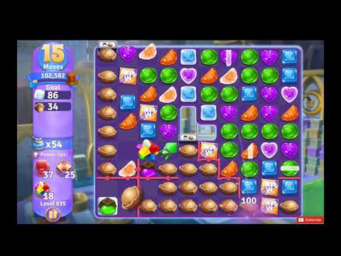 Wonka's World of Candy Level 835 NO BOOSTERS - A S GAMING ✔