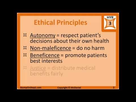 Ethics & Legal for USMLE Step 1 Video