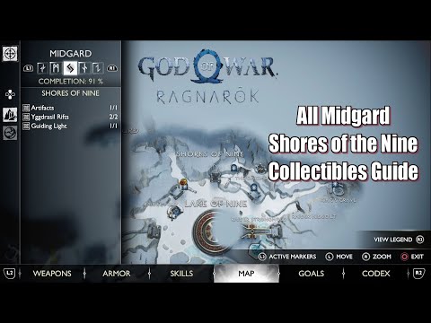 God of War Ragnarök All Midgard Shores of the Nine Collectibles Guide