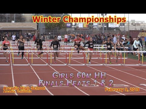 2019 TF - Winter Championships - 60H (Girls FINALS, 2 Heats)
