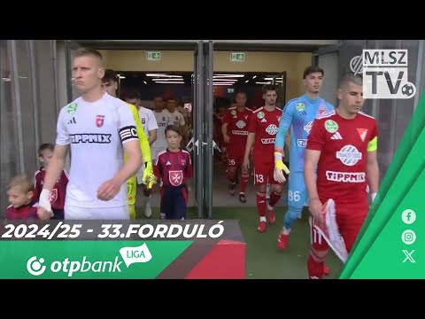 Fehérvár FC – DVSC | 0-3 | (0-1) | OTP Bank Liga | 33. forduló | MLSZTV