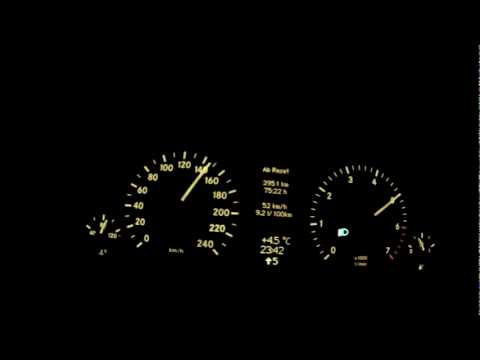 Mercedes A160 0-200 km/h