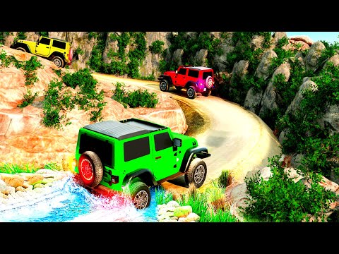 4×4 Mud Jeep Driving Simulator 3D 2025 - Offroad Prado Car Driving Simulator Gameplay || Car Game