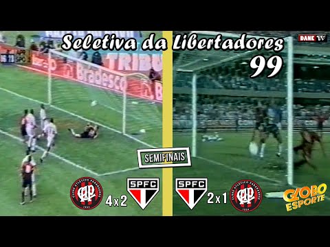 Seletiva da Libertadores 99 - contra o Atlético PR