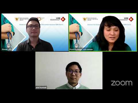 Zoom meeting invitation - Zoom Meeting von IASI Jerman