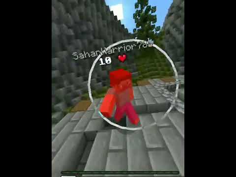 how to PvP and combo in mobile easy in Minecraft pe split of #short