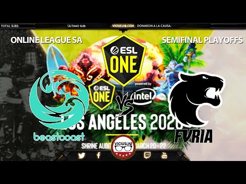 BEASTCOAST vs FURIA - 3 - Semifinal ESL One LA Online SA - Viciuslab