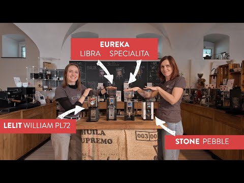 Lelit William PL71, Eureka Libra & Specialita, Stone Pepple - Espresso grinders for home use
