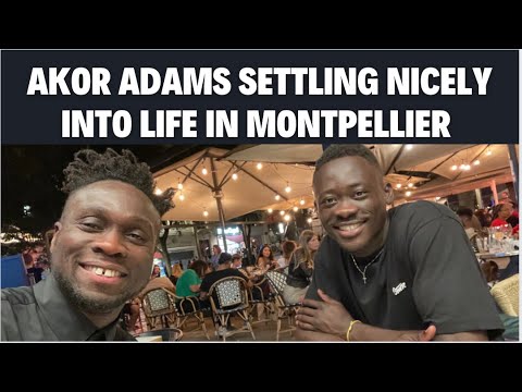Akor adams settling nicely into life in Montpellier