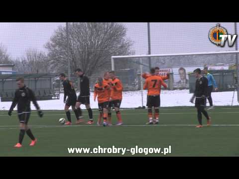 spar. Zagłębie Lubin - Chrobry Głogów 1:0 (bramka)