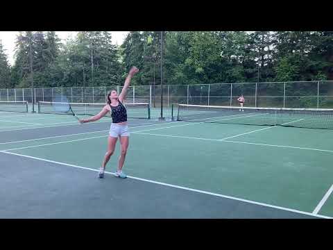 D1 Tennis Video Sarah Hamley