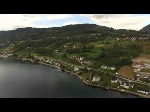 Flygetur over Leikanger - Hermansverk