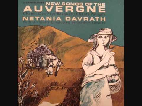Joseph Canteloube New Songs of the Auvergne Netania Davrath Gershon Kingsley