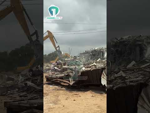 WATCH: Demolition Underway at Pink Flamingo, Laboma Beach