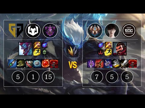 GEN Nyx Trundle vs EDG Jiejie Graves Jungle - KR Master Patch 10.10