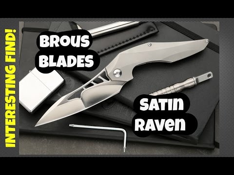 Interesting Find : Brous Blades Satin Raven Knife