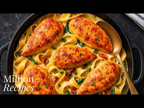 Enkelt recept på krämig kycklingpasta som du lagar varje vecka | Recept på en stekpanna