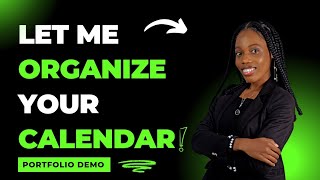 Master Calendar Management: Virtual Assistant Portfolio Showcase