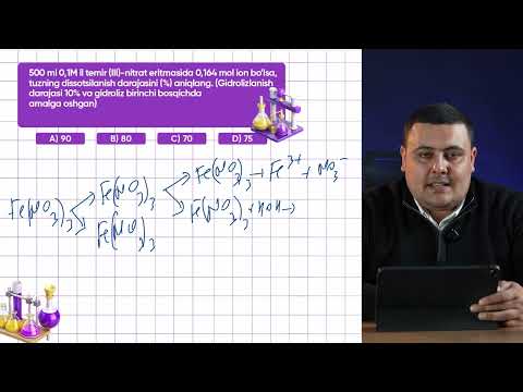 Kimyo milliy sertifikat imtihonida tushadigan Top 3 savol!