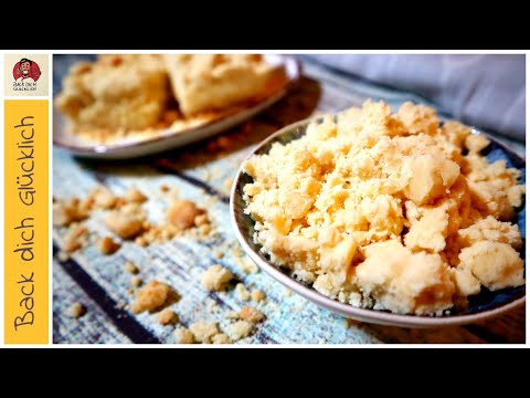 Die Welt besten Butterstreusel / einfache Butterstreusel / 5 Minuten Butterstreusel /