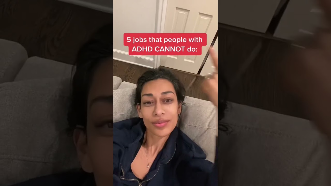 Jobs you CANNOT do if you have ADHD…#drsasha #adhd #shorts