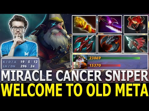 MIRACLE | Sniper | Welcome to Old Meta | Mask of Madness Build | Dota 2 | Pro Gameplay | Highlights