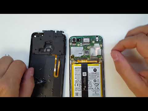 Motorola E6 Play disassembly LCD replacement
