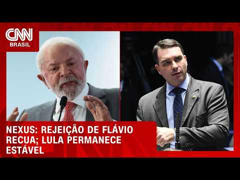 Rejeição de Flávio recua; Lula permanece estável, aponta Nexus | HORA H