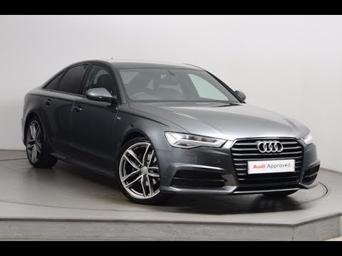 VN16GKD AUDI A6 TDI ULTRA S LINE BLACK EDITION GREY 2016, Nottingham Audi