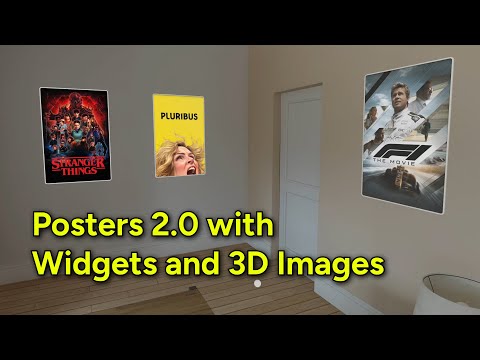 Posters 2.0: Persistent Movie Widgets for Apple Vision Pro (They Finally Stay!) thumbnail