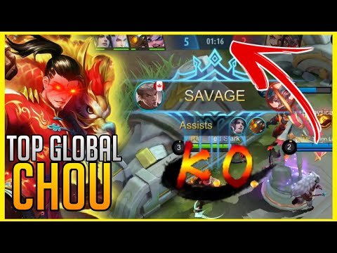 1 Minute Chou SAVAGE!! I DID Braxy 1 MIN Savage Challenge | Top Global Chou Ranked Gameplay | Yasopp