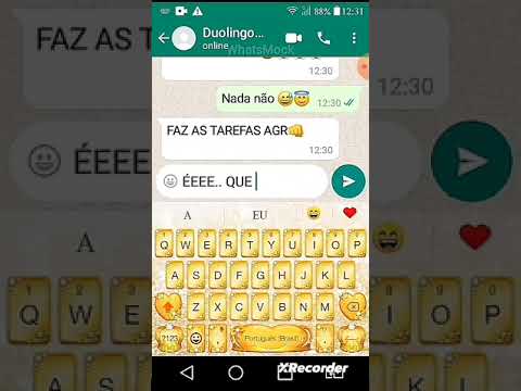 #Fake chat #Whatsmock #fake chat #viral O DUOLINGO TA VINDO ME BUSCAR??? 😱