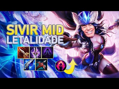SIVIR MID LETALIDADE | FUI XINGADO PELO JG MAS FUI O TOP DANO | ELA DÁ MUITO DANO NO "Q" | MEC! #347