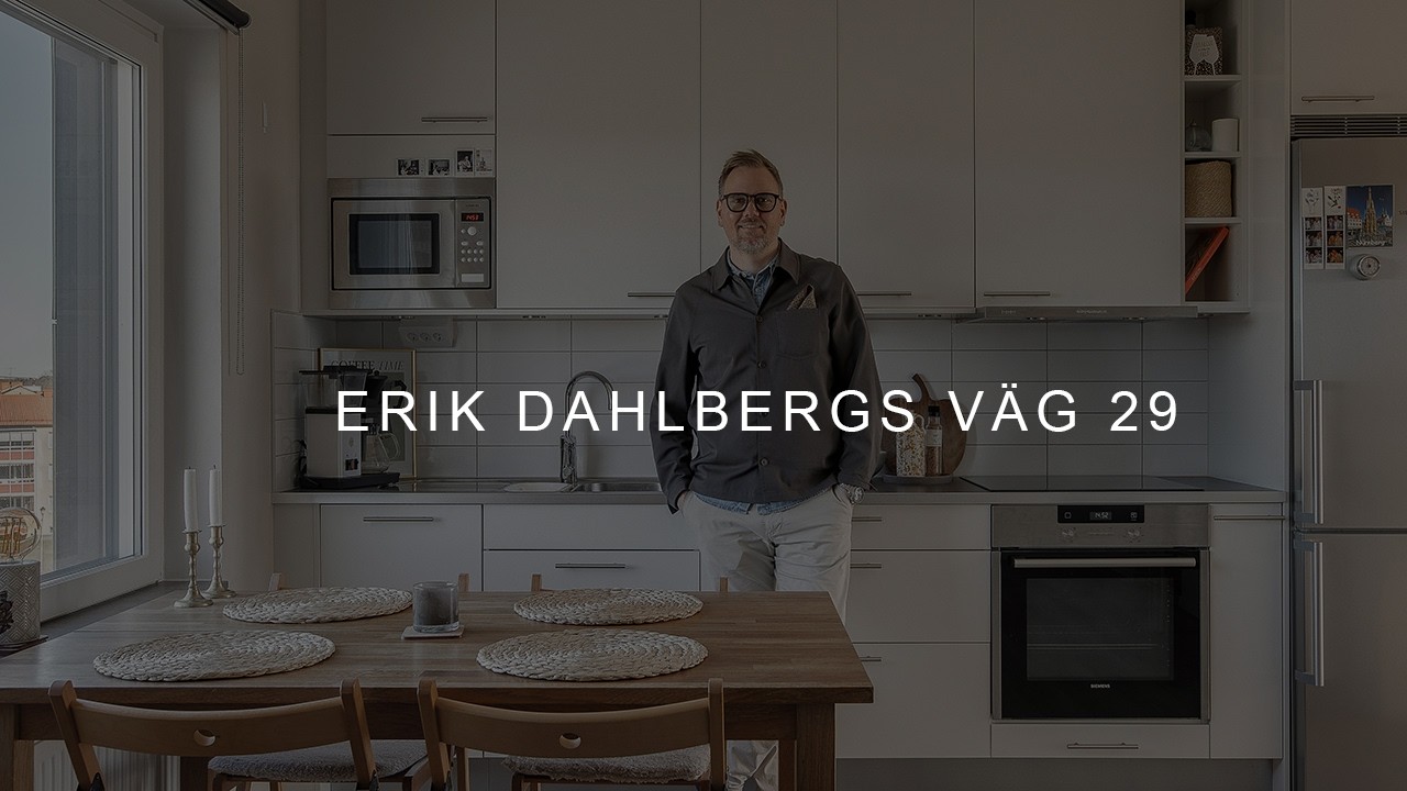 1 rum Lägenhet på Erik Dahlbergs väg 29 Kalmar Kalmar kommun - video