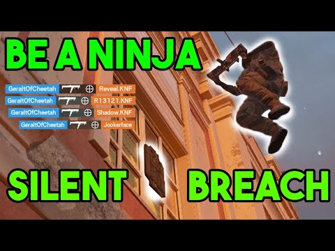 Become A Pro - Silent Breach Tactic Part 2 - Rainbow Six Siege Gameplay Video