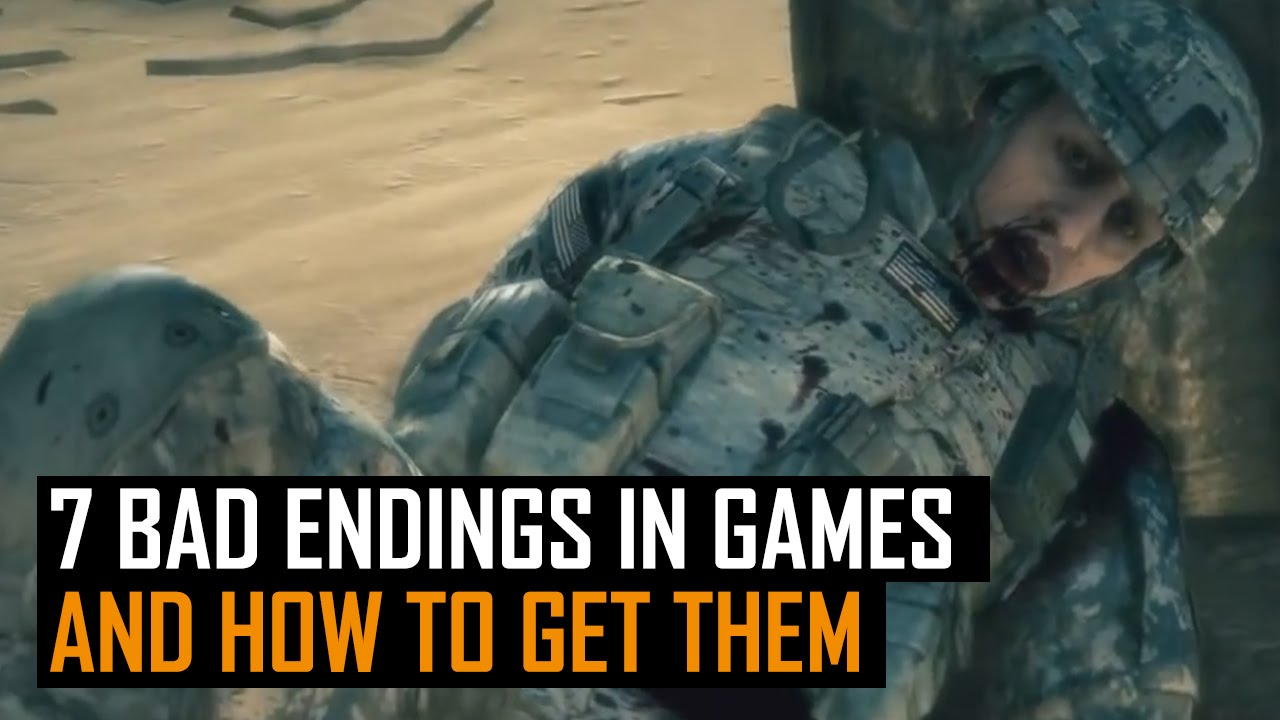 Top 7: Bad endings in games and how to get them - YouTube