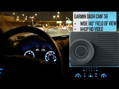 Garmin 56 Dashcam Review and Night Video footage ASMR