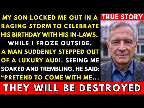 My Son Locked Me Outside In The Rain — But A Millionaire Stepped Forward And Said, “Destroy It!”