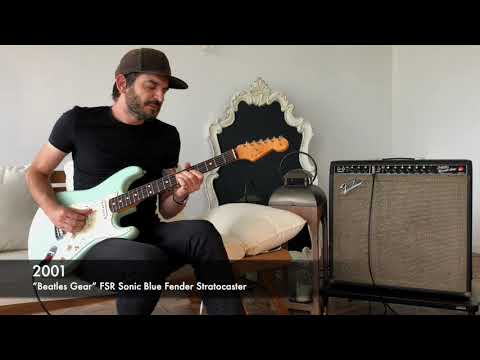 Fender Stratocaster Beatles Gear FSR 2001 Sonic Blue image 9