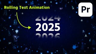 Rolling Text Animation in Premiere Pro