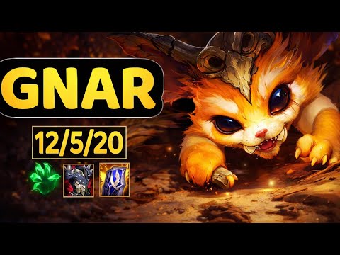 GNAR VS YASUO - 12/5/20 KDA TOP GAMEPLAY