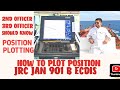 HOW TO PLOT POSITION IN ECDIS JRC JAN 901B ECDIS 2ND OFFICER 3RD OFFICER JOB SIRE CLASS PSC CHECKS
