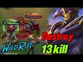 Wild rift Destroy TOP lane- Aatrox vs Darius baron lane season 13 p2(build and rune)